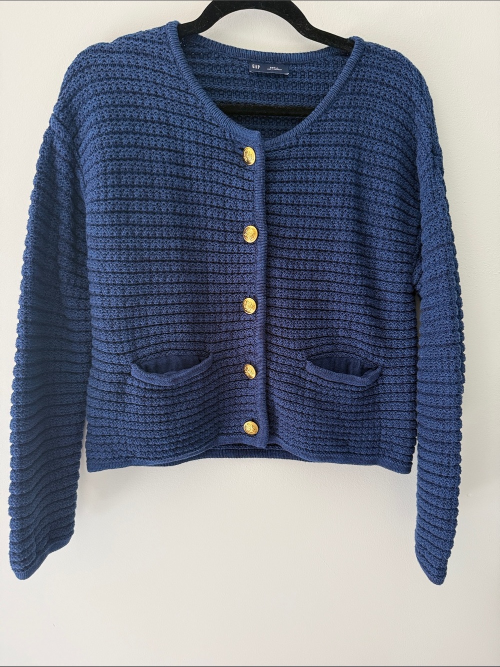 Gap Navy Sweater Jacket